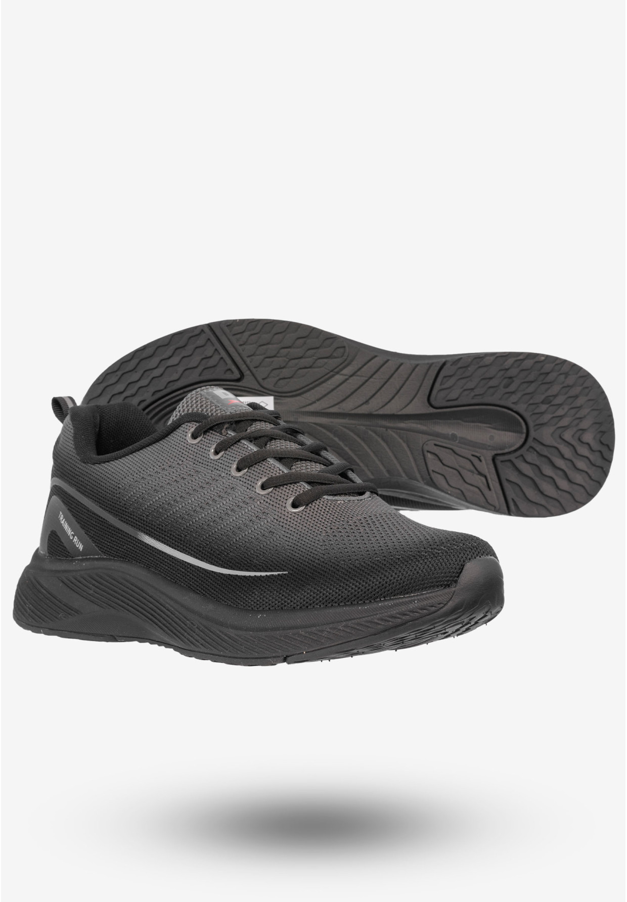 Sneakersy Męskie Buty Sportowe Do Biegania DK Szare Dozer-2