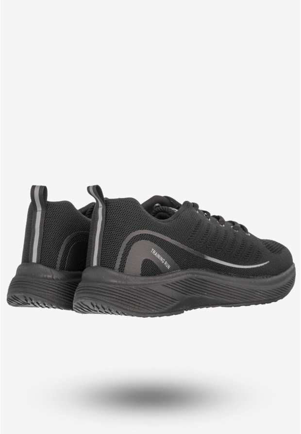 Sneakersy Męskie Buty Sportowe Do Biegania DK Czarne Dozer-2