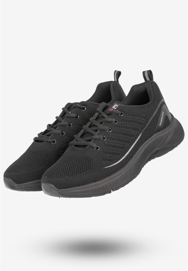 Sneakersy Męskie Buty Sportowe Do Biegania DK Czarne Dozer-2