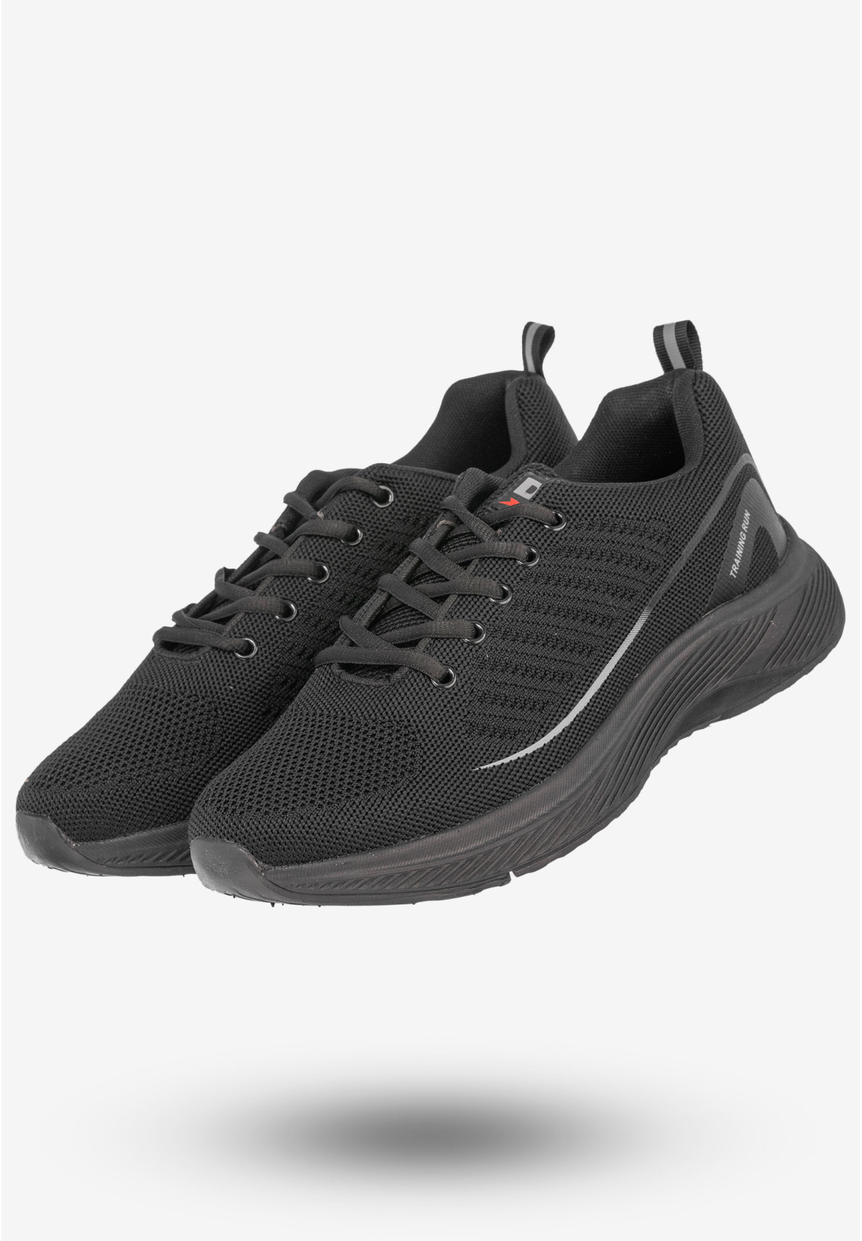 Sneakersy Męskie Buty Sportowe Do Biegania DK Czarne Dozer-2