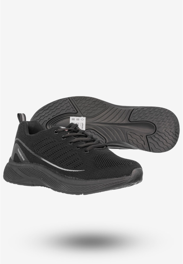 Sneakersy Męskie Buty Sportowe Do Biegania DK Czarne Dozer-2