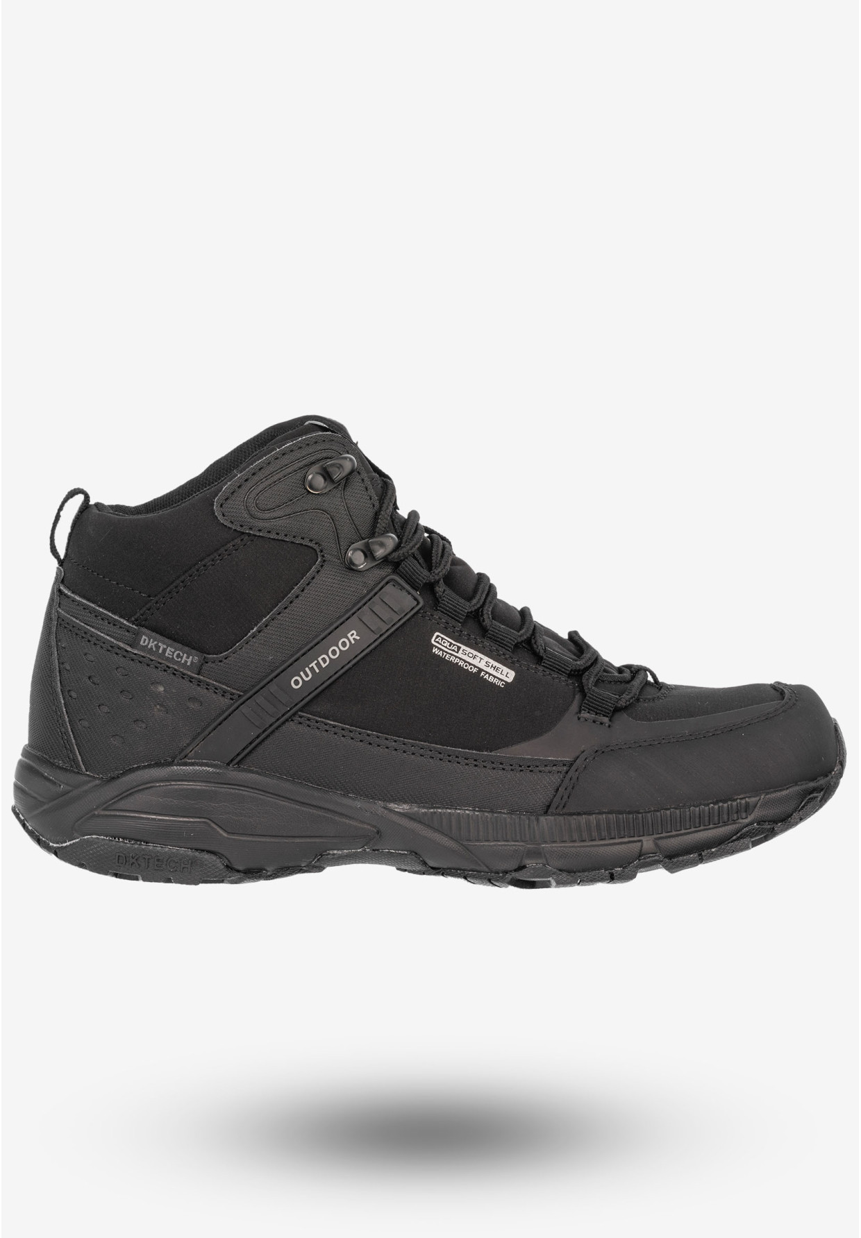 Trekkingi Damskie Buty Sportowe Wysokie Outdoor DK Czarne Predator High