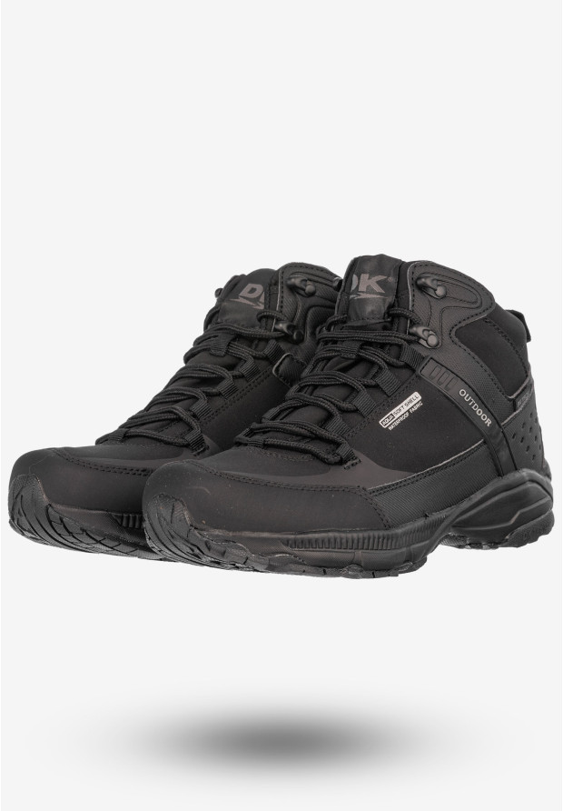 Trekkingi Damskie Buty Sportowe Wysokie Outdoor DK Czarne Predator High