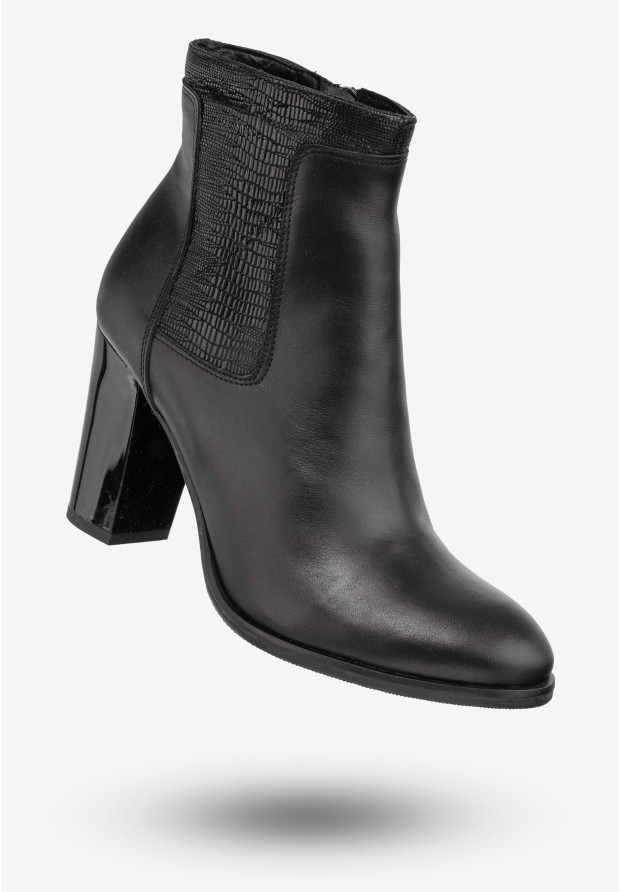 Botki Damskie Skórzane Buty...