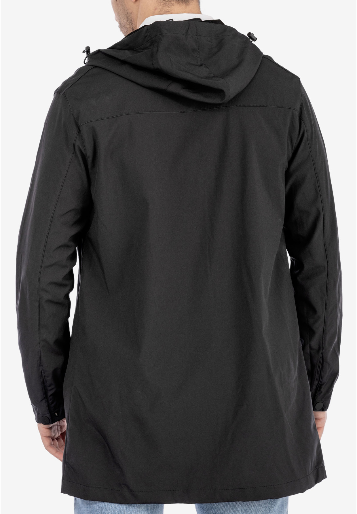 Kurtka Męska Przejściowa Softshell Czarna Frilivin DL079-1