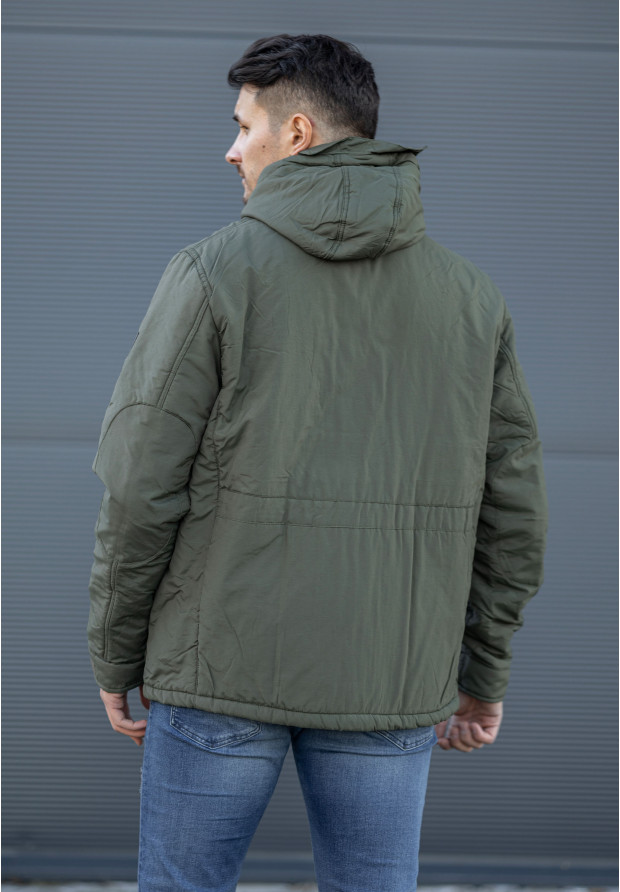 Kurtka Męska Wiosenna Khaki EBOUND-A134183