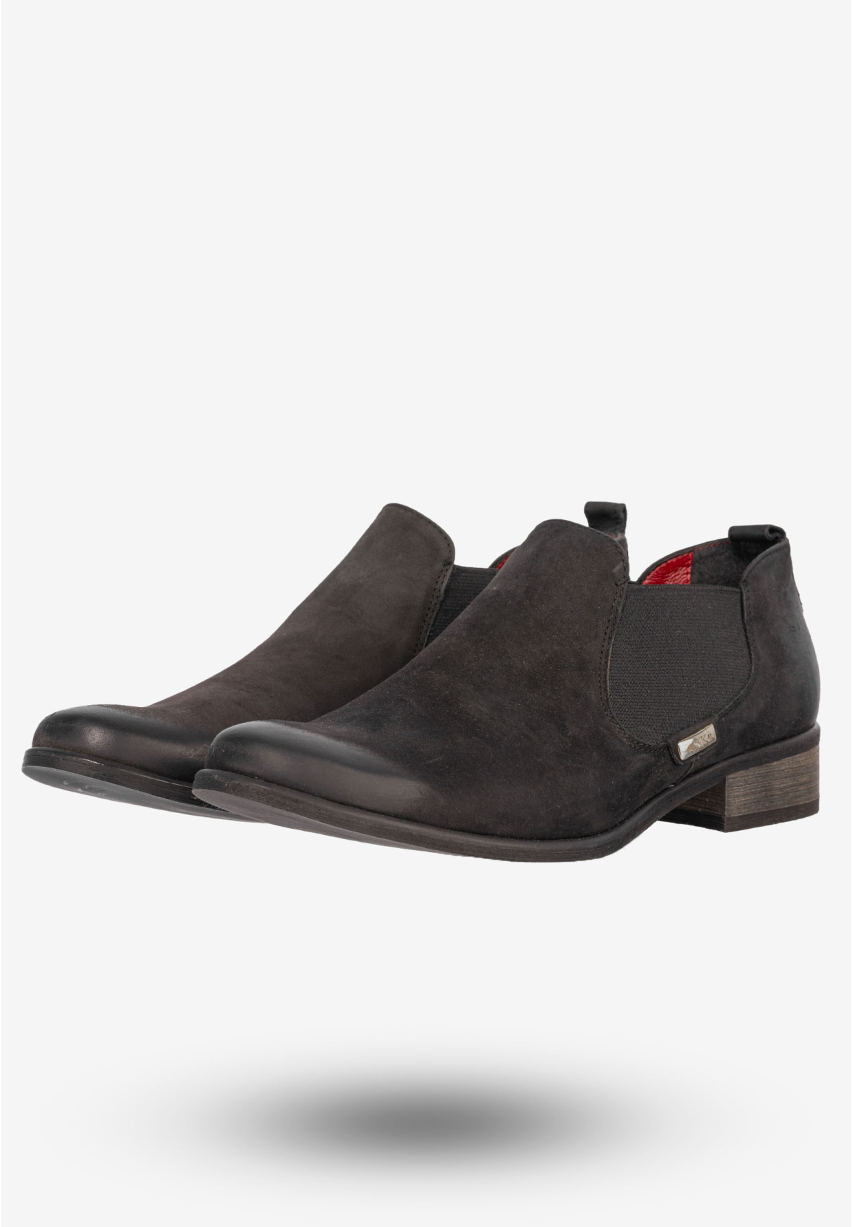 Półbuty Damskie Skórzane Buty Na Płaskim Obcasie Eleganckie eSKa Czarne 1037