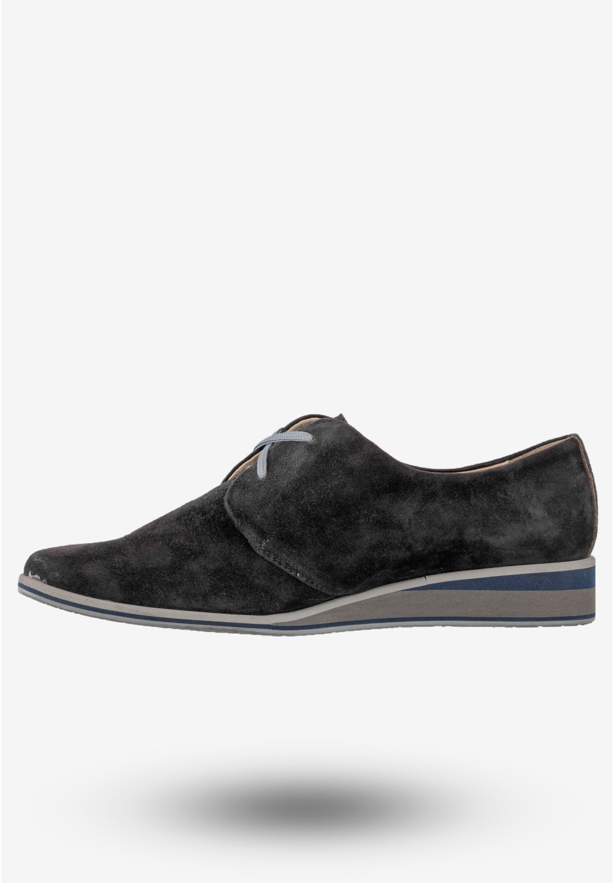 Półbuty Damskie Skórzane Buty Eleganckie eSKa Granatowe 1017