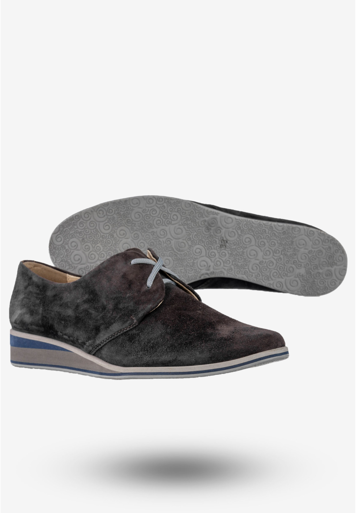 Półbuty Damskie Skórzane Buty Eleganckie eSKa Granatowe 1017