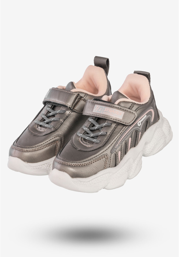 Buty Sportowe Dziecięce Półbuty Strates Brązowe C-T941-D