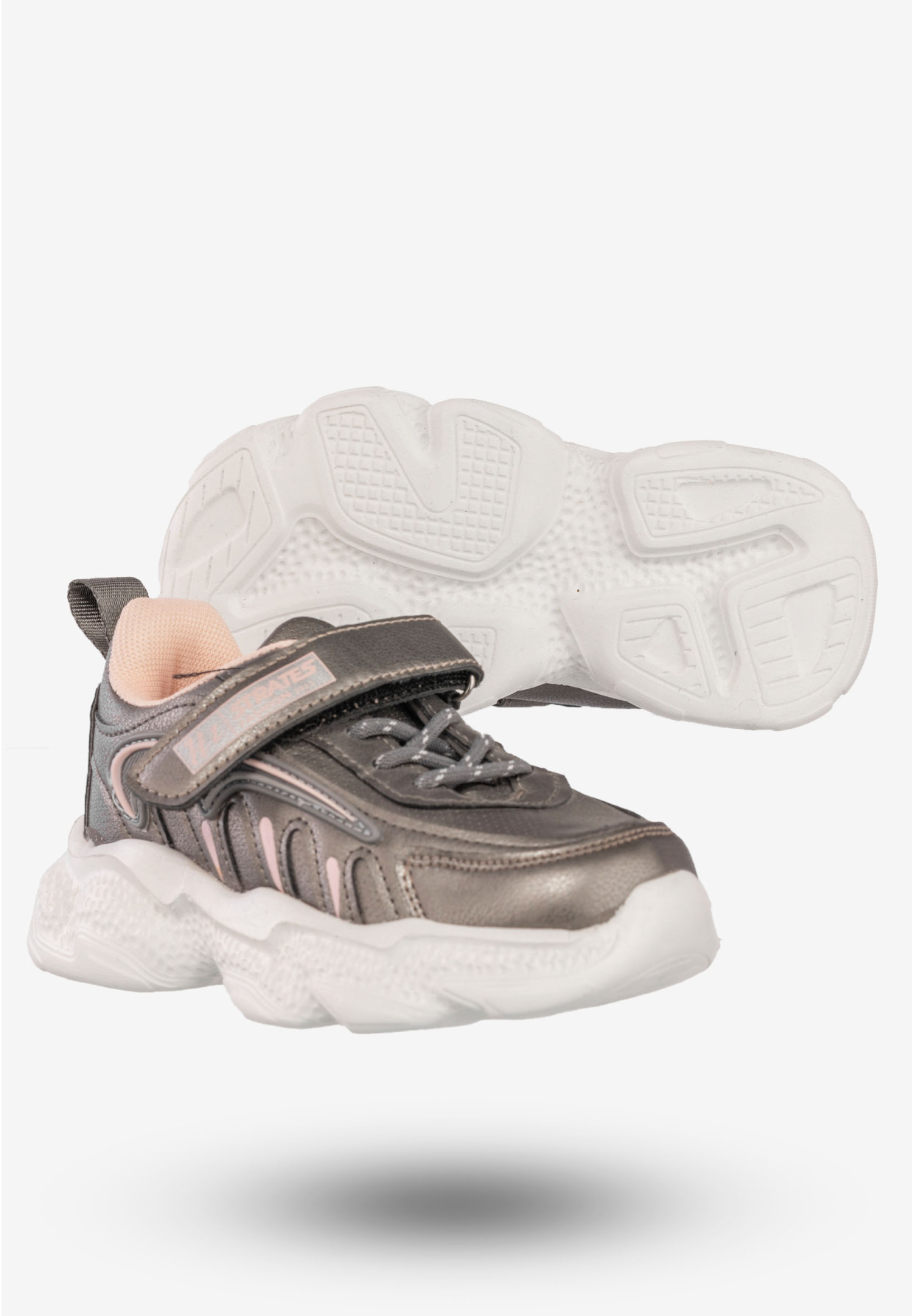 Buty Sportowe Dziecięce Półbuty Strates Brązowe C-T941-D