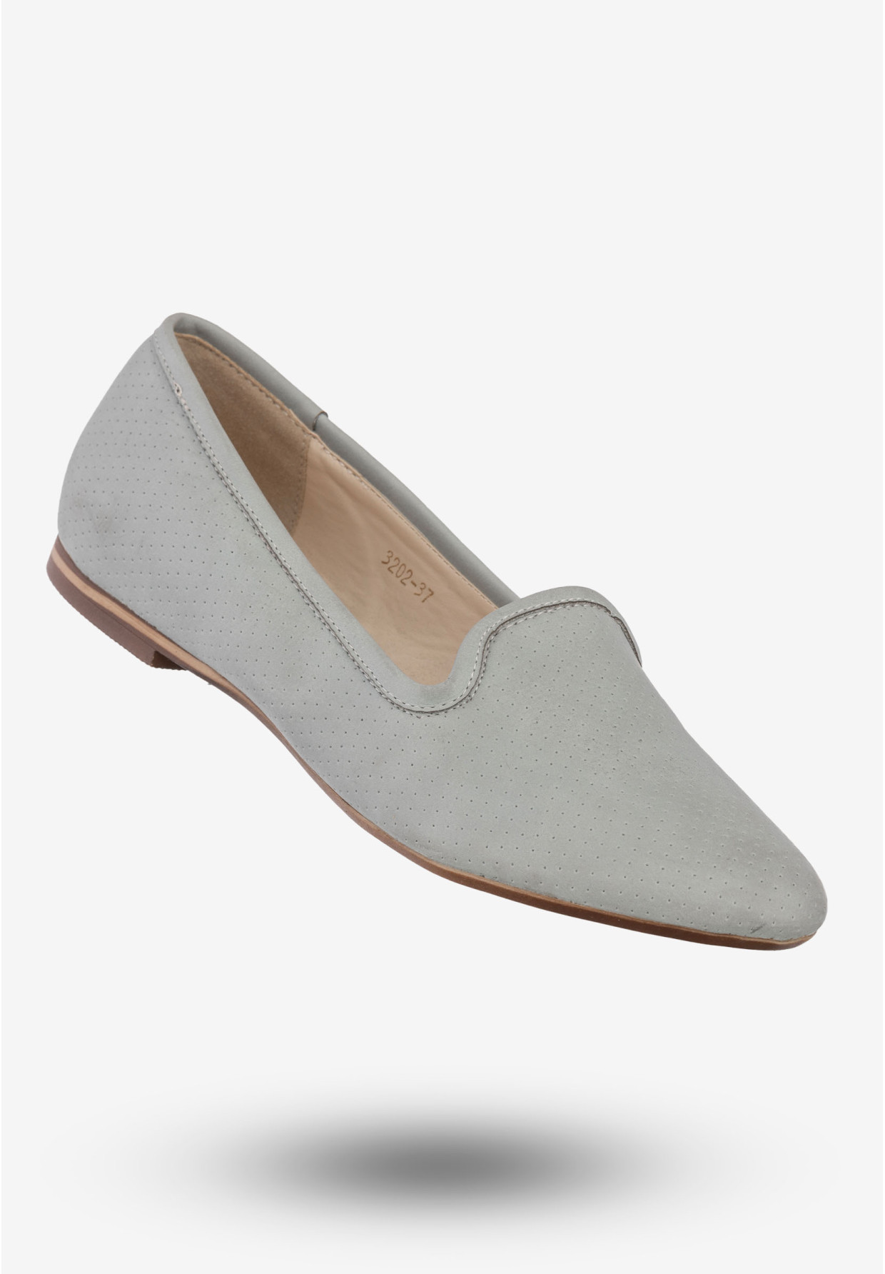 Baleriny Damskie Ekoskóra Półbuty Buty Eleganckie Sergio Leone Niebieskie 3202