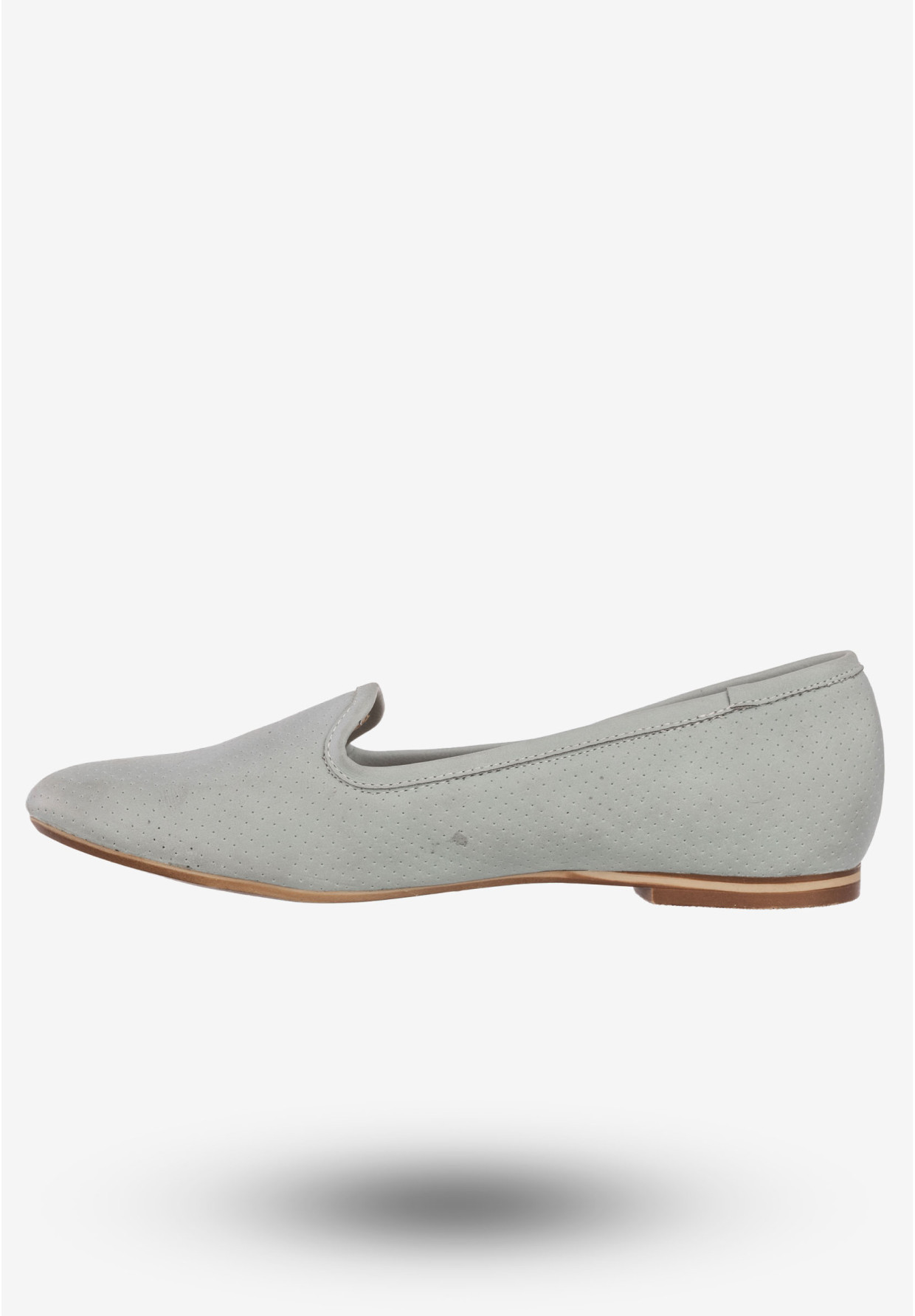 Baleriny Damskie Ekoskóra Półbuty Buty Eleganckie Sergio Leone Niebieskie 3202