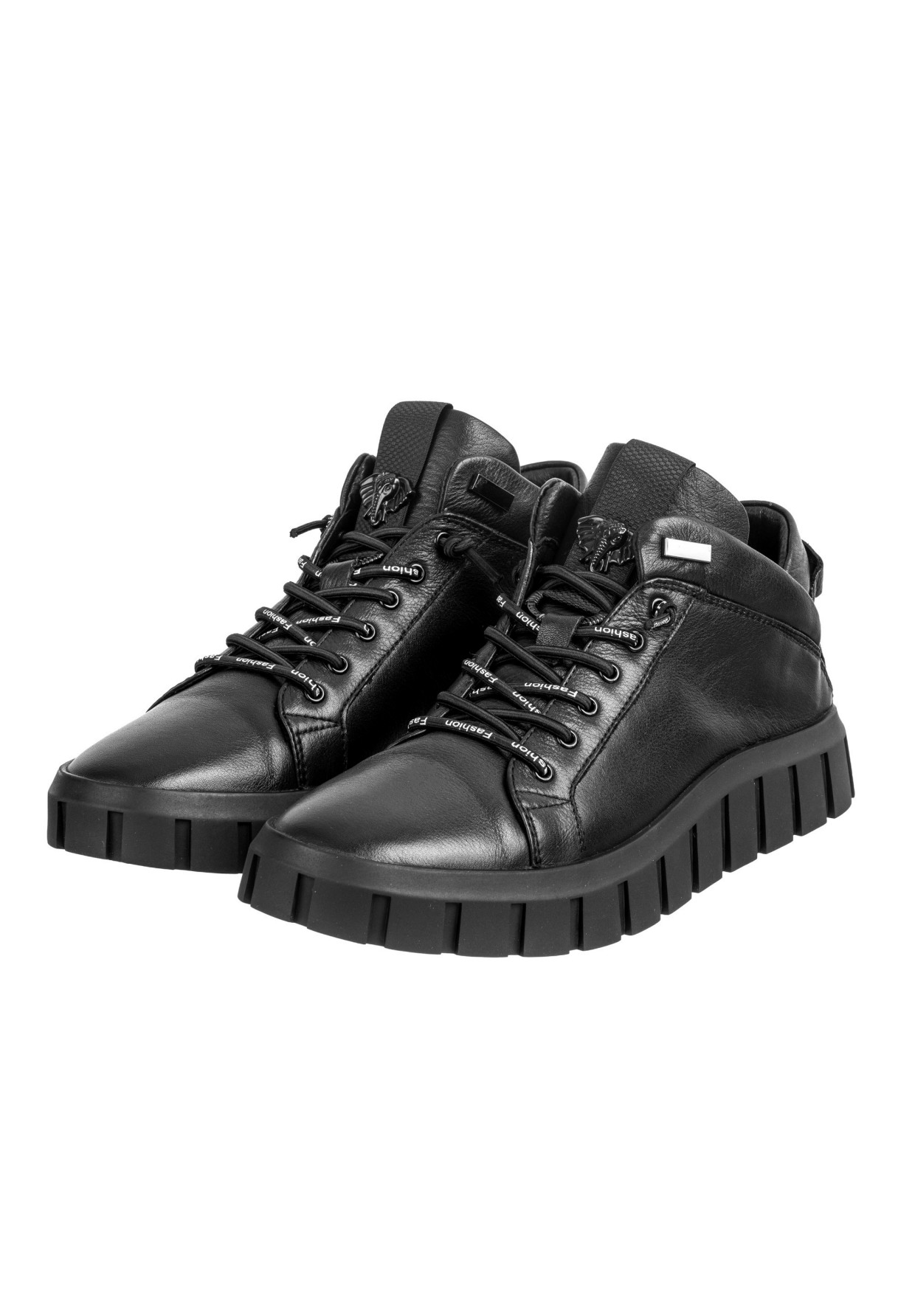 Sneakersy Męskie John Doubare Czarne H1706