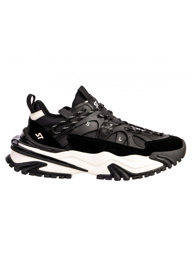 Sneakersy Męskie John Doubare Czarne 2133