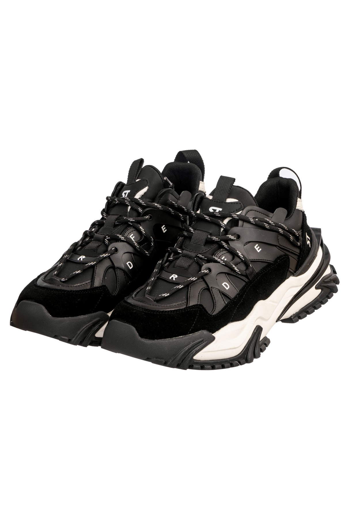 Sneakersy Męskie John Doubare Czarne 2133