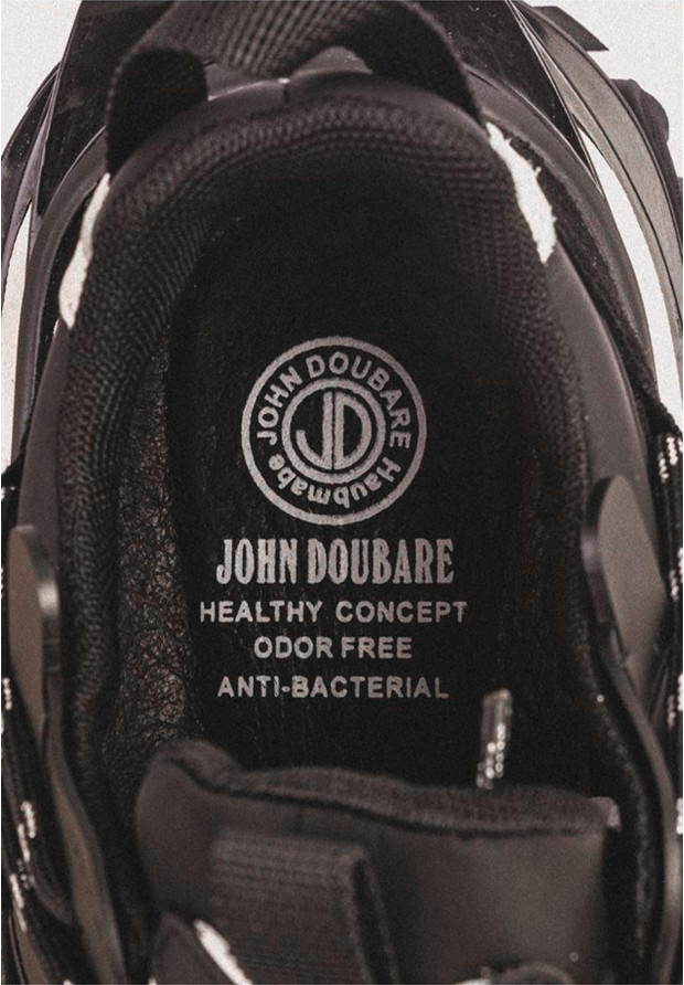 Sneakersy Męskie John Doubare Czarne 2133