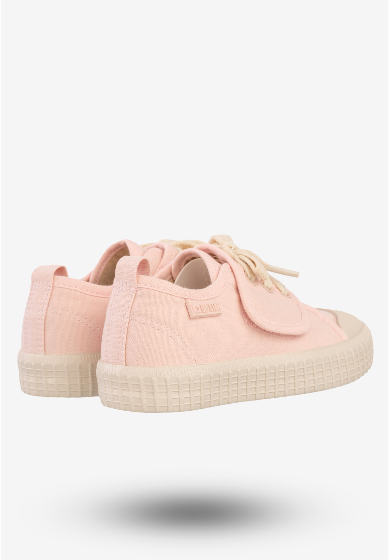 Trampki Dziecięce Buty Na Rzepy BIG STAR Różowe NN374019
