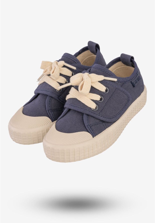 Trampki Dziecięce Buty Na Rzepy BIG STAR Granatowe NN374016