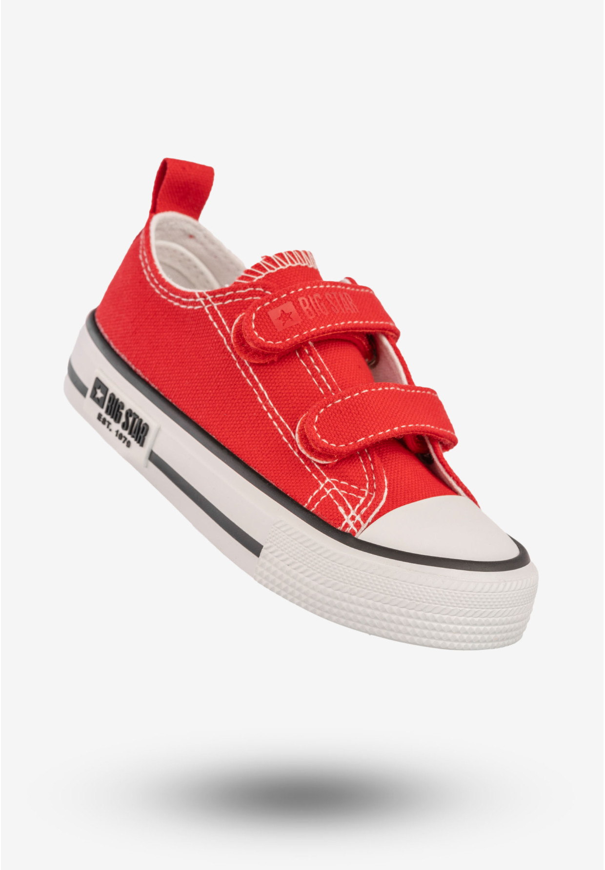 Trampki Dziecięce Buty Na Rzepy BIG STAR Czerwone KK374082