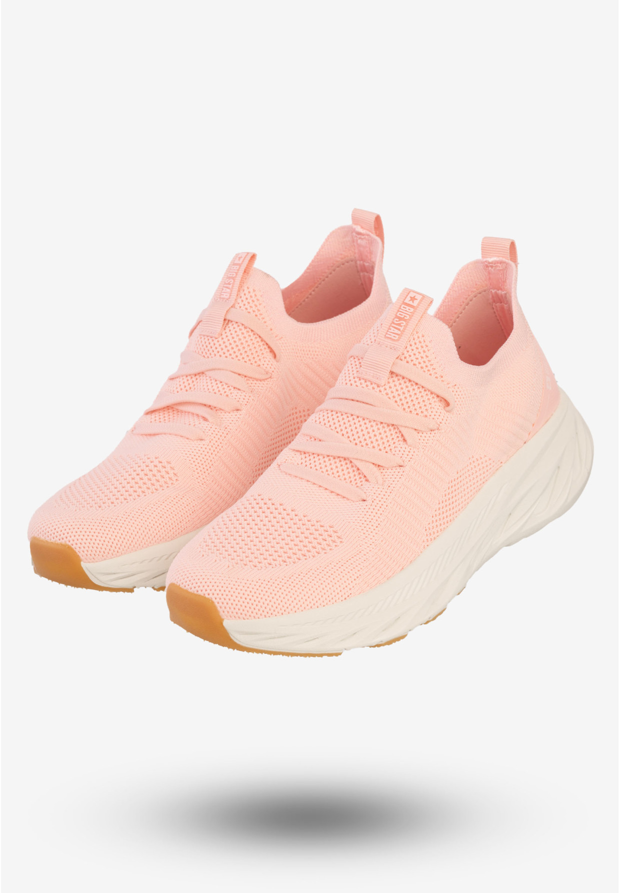 Sneakersy Damskie Buty Sportowe Big Star Różowe RR274A131