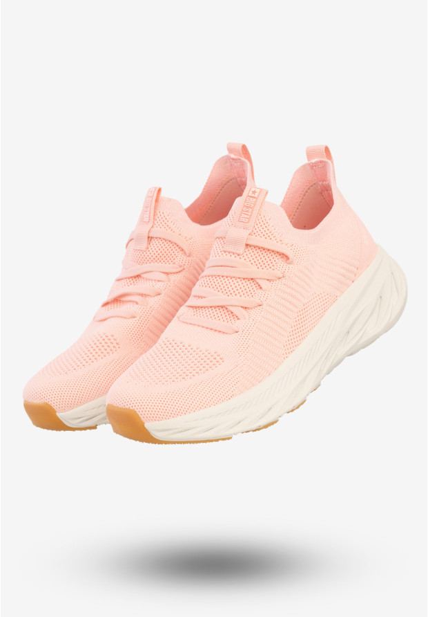 Sneakersy Damskie Buty Sportowe Big Star Różowe RR274A131