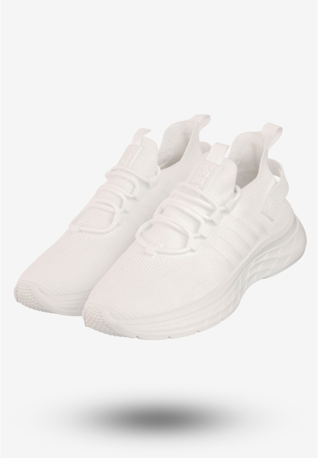 Sneakersy Męskie Buty Sportowe Wsuwane BIG STAR Białe RR174266