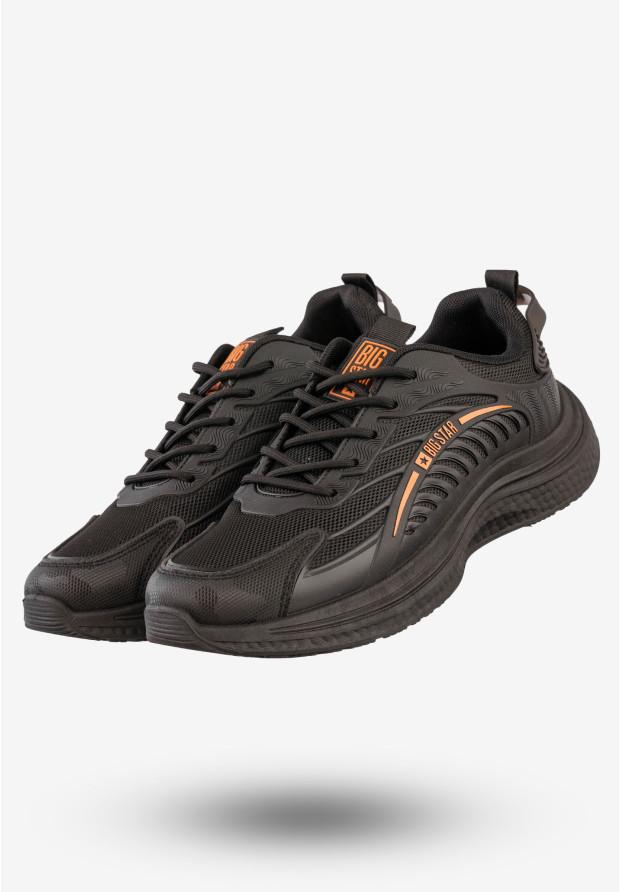 Sneakersy Męskie Buty Sportowe BIG STAR Czarne RR174559