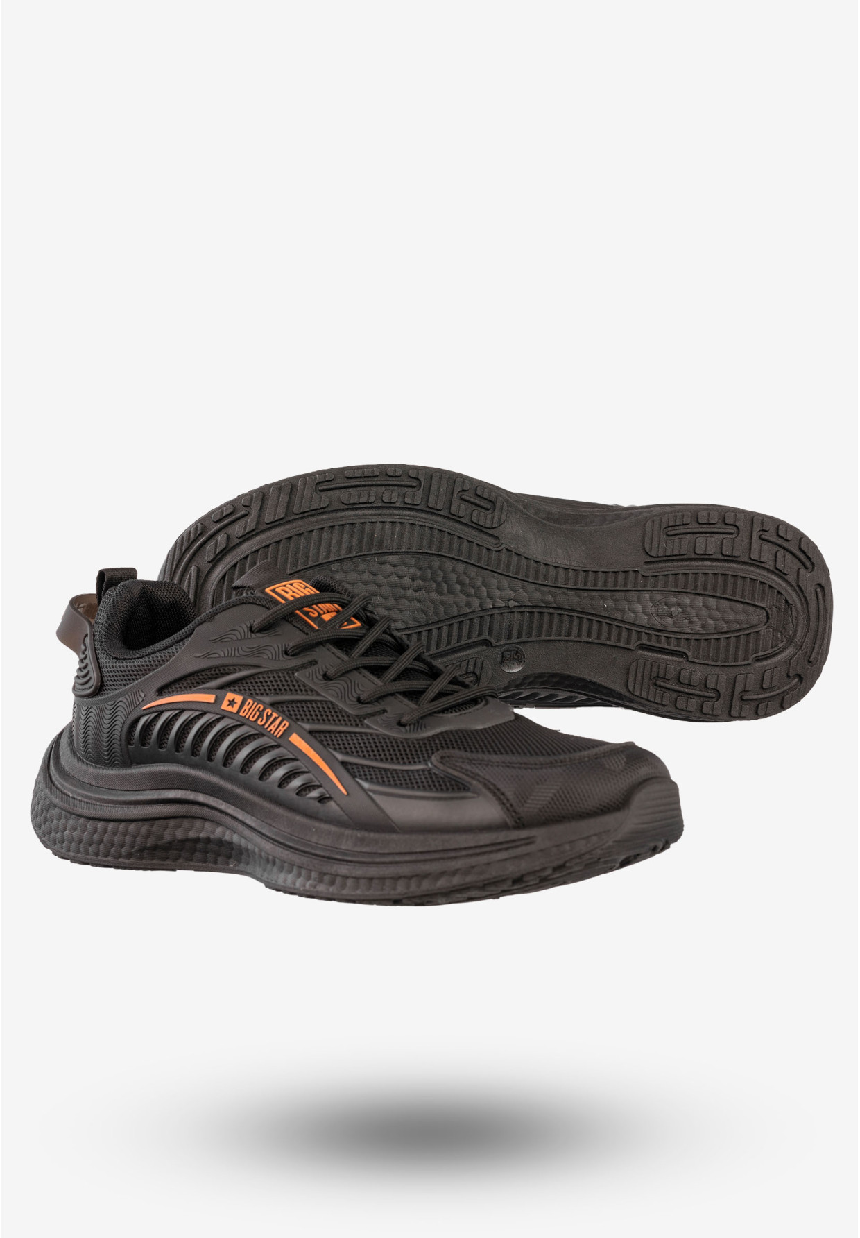Sneakersy Męskie Buty Sportowe BIG STAR Czarne RR174559