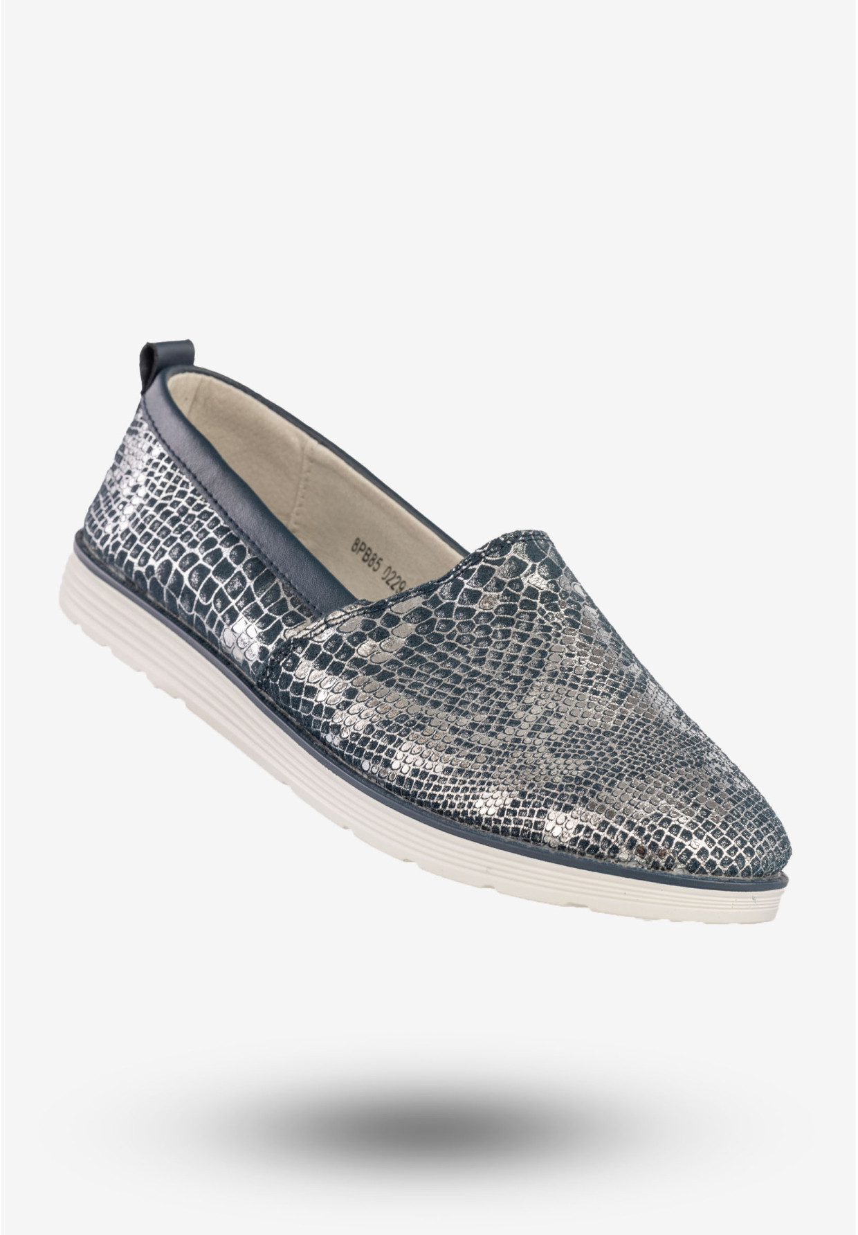 Półbuty Damskie Buty Baleriny Evento Granatowe 8PB850229