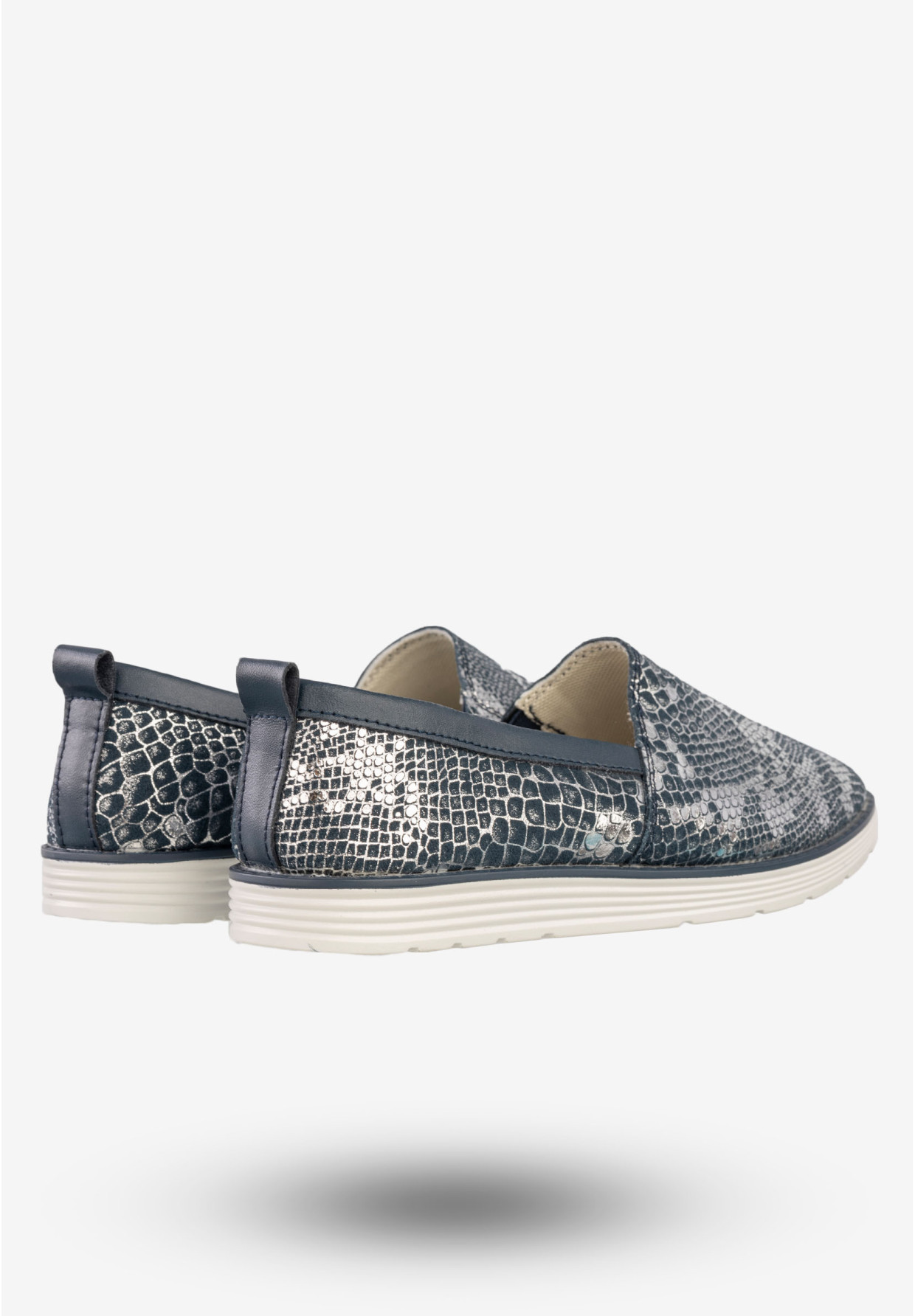 Półbuty Damskie Buty Baleriny Evento Granatowe 8PB850229