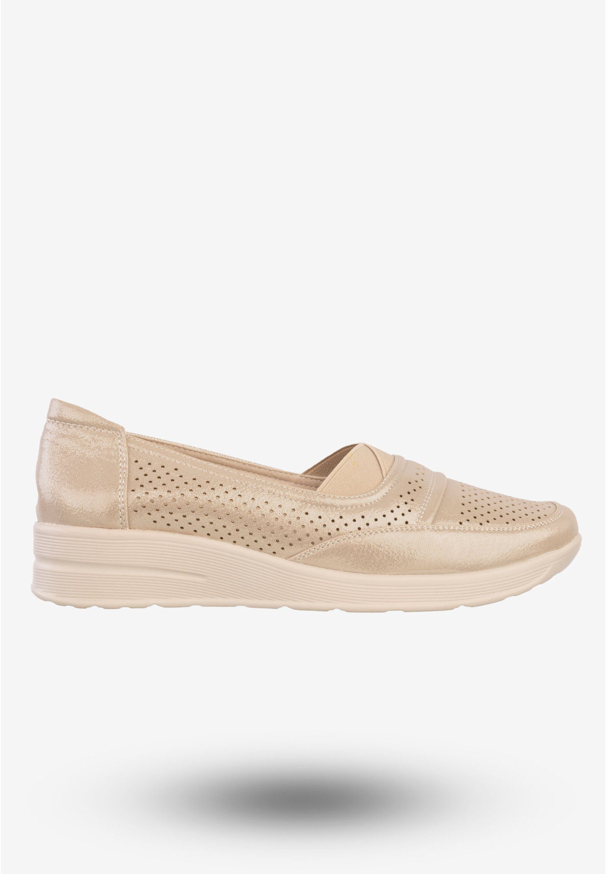 Półbuty Damskie Eleganckie Buty Unisoft Beżowe 23PB02-5775