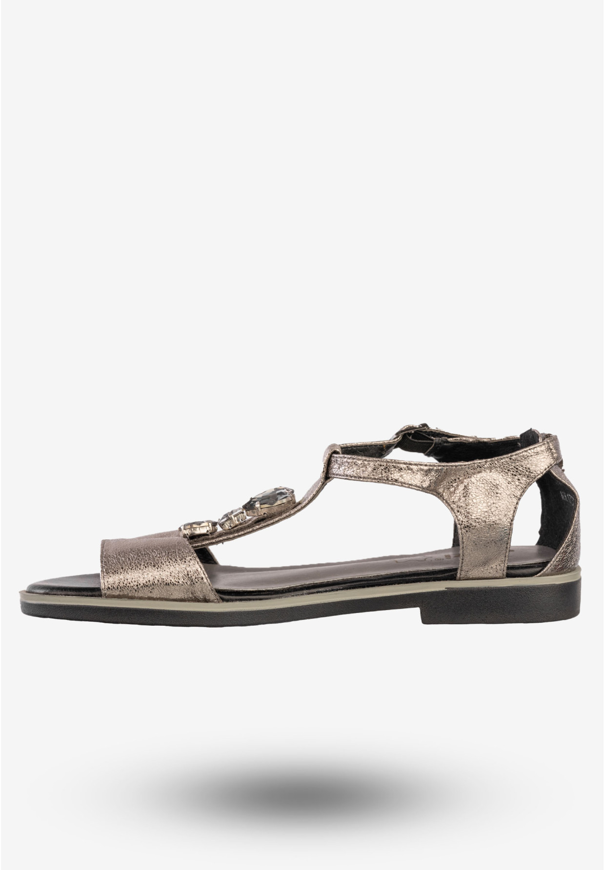 Sandały Damskie Ekoskóra Buty Eleganckie Jezzi Miedziane MR1737-5