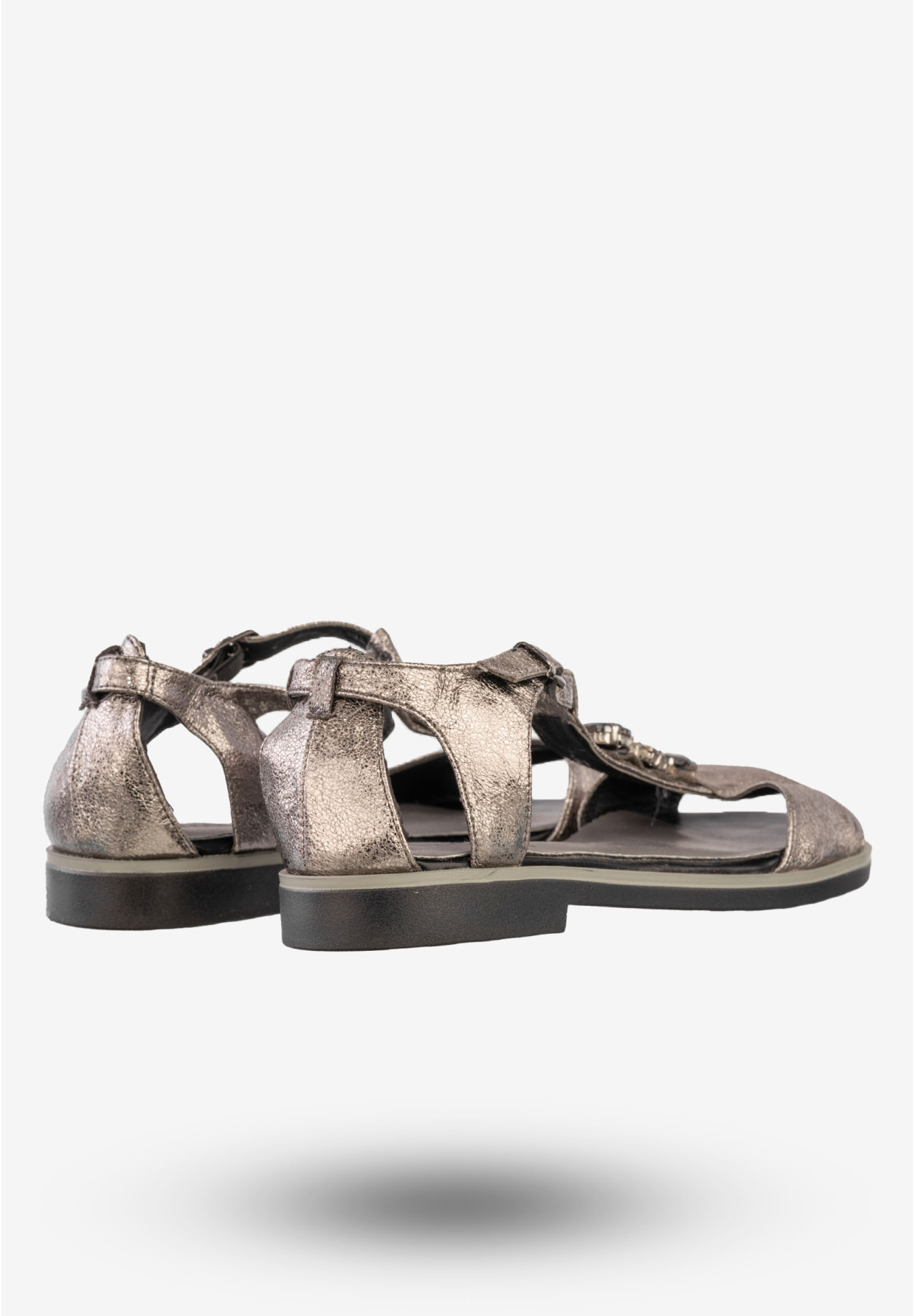 Sandały Damskie Ekoskóra Buty Eleganckie Jezzi Miedziane MR1737-5