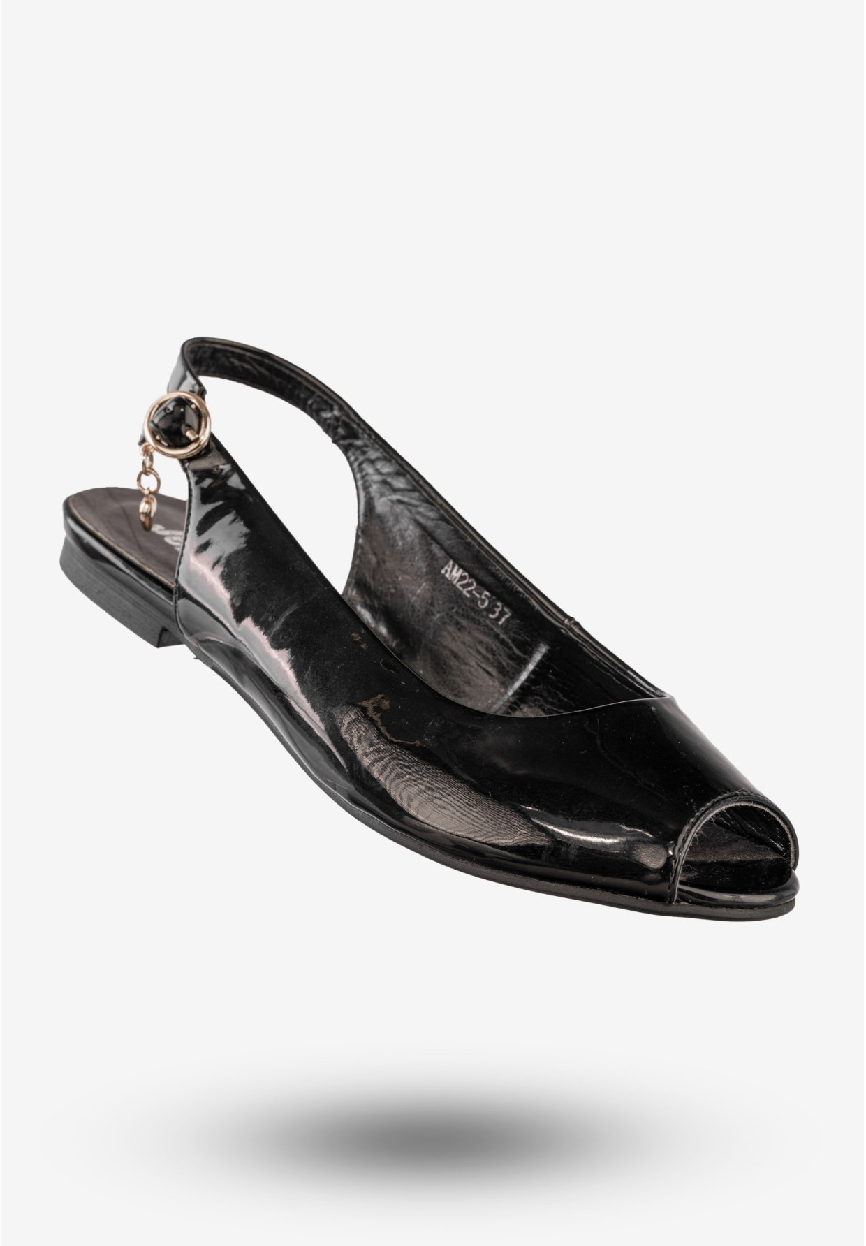 Sandały Damskie Ekoskóra Buty Eleganckie Jezzi Czarne AM22-5