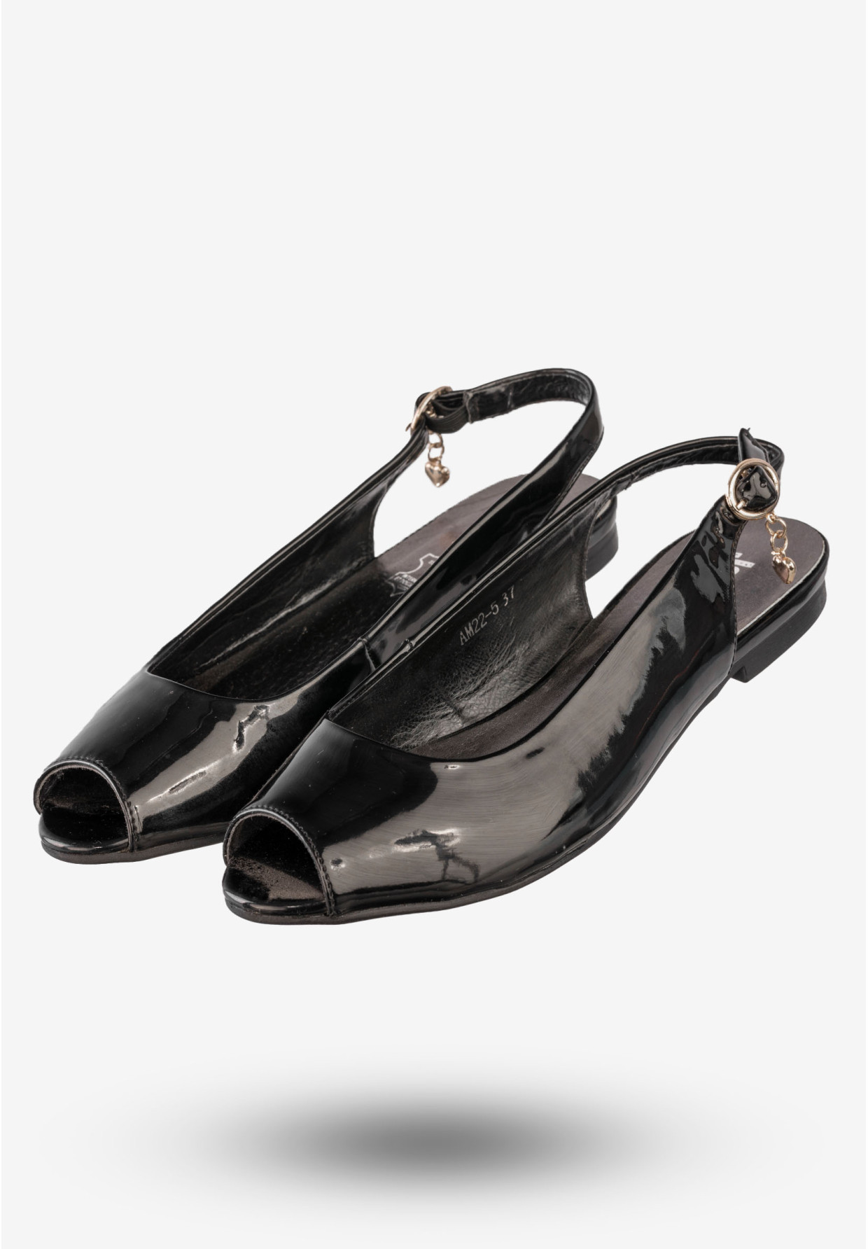 Sandały Damskie Ekoskóra Buty Eleganckie Jezzi Czarne AM22-5