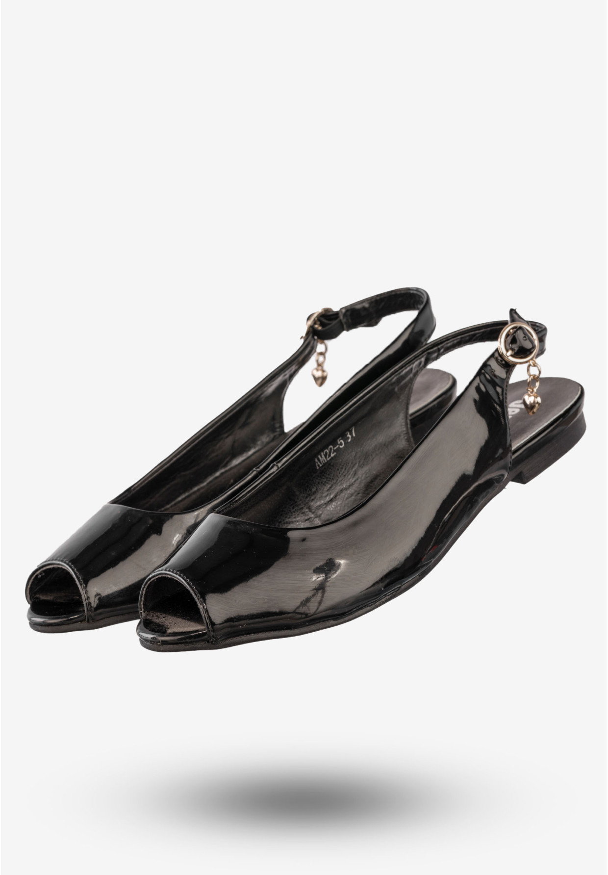 Sandały Damskie Ekoskóra Buty Eleganckie Jezzi Czarne AM22-5