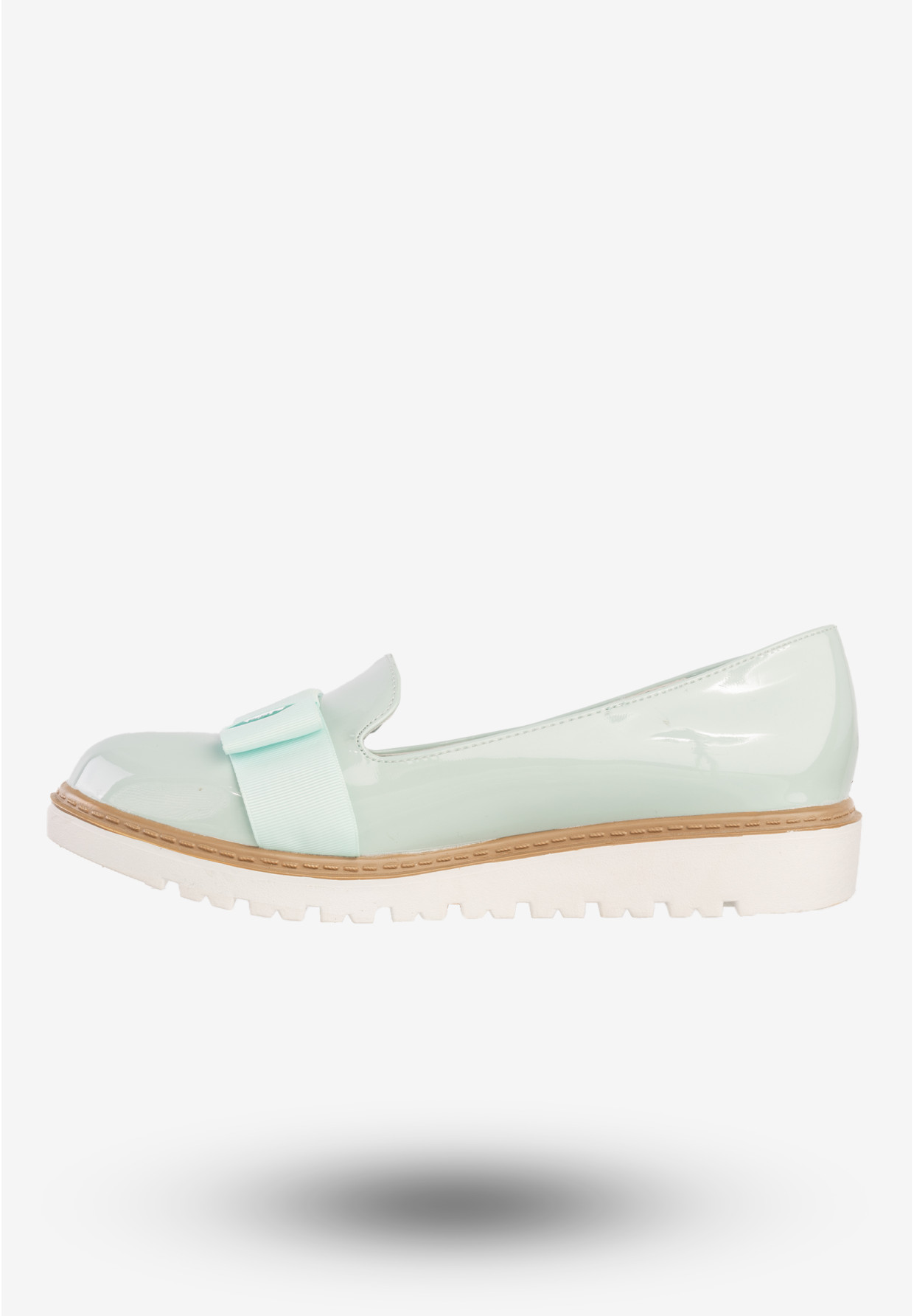 Półbuty Damskie Buty Ekoskóra Eleganckie Vices Miętowe 6056-12