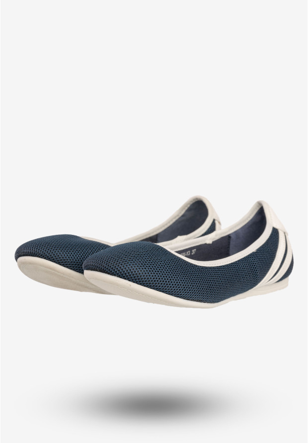 Baleriny Damskie Buty Półbuty Lekkie Vices Granatowe A904-13