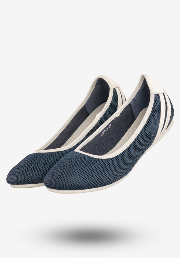 Baleriny Damskie Buty Półbuty Lekkie Vices Granatowe A904-13