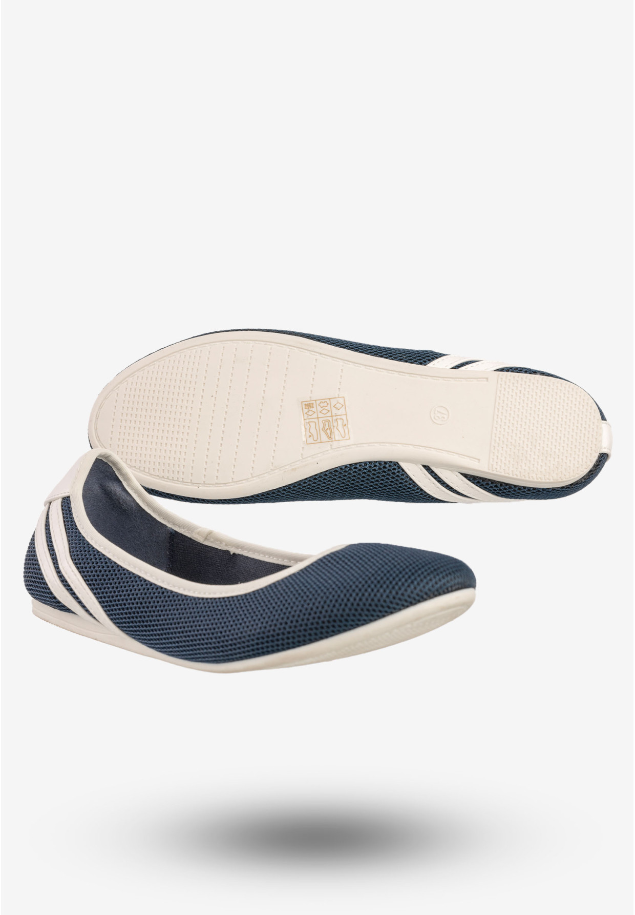 Baleriny Damskie Buty Półbuty Lekkie Vices Granatowe A904-13