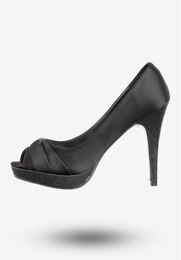 Czółenka Damskie Buty Na Obcasie Eleganckie Vices Czarne A336-1