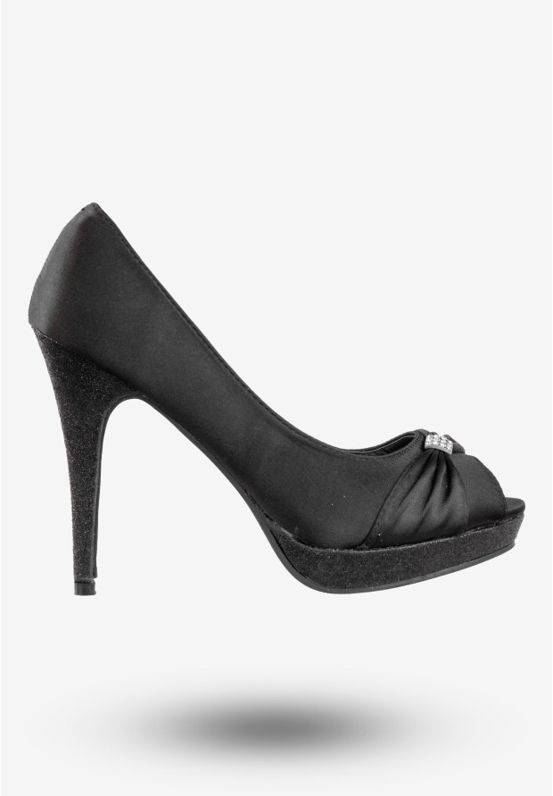 Czółenka Damskie Buty Na Obcasie Eleganckie Vices Czarne A336-1