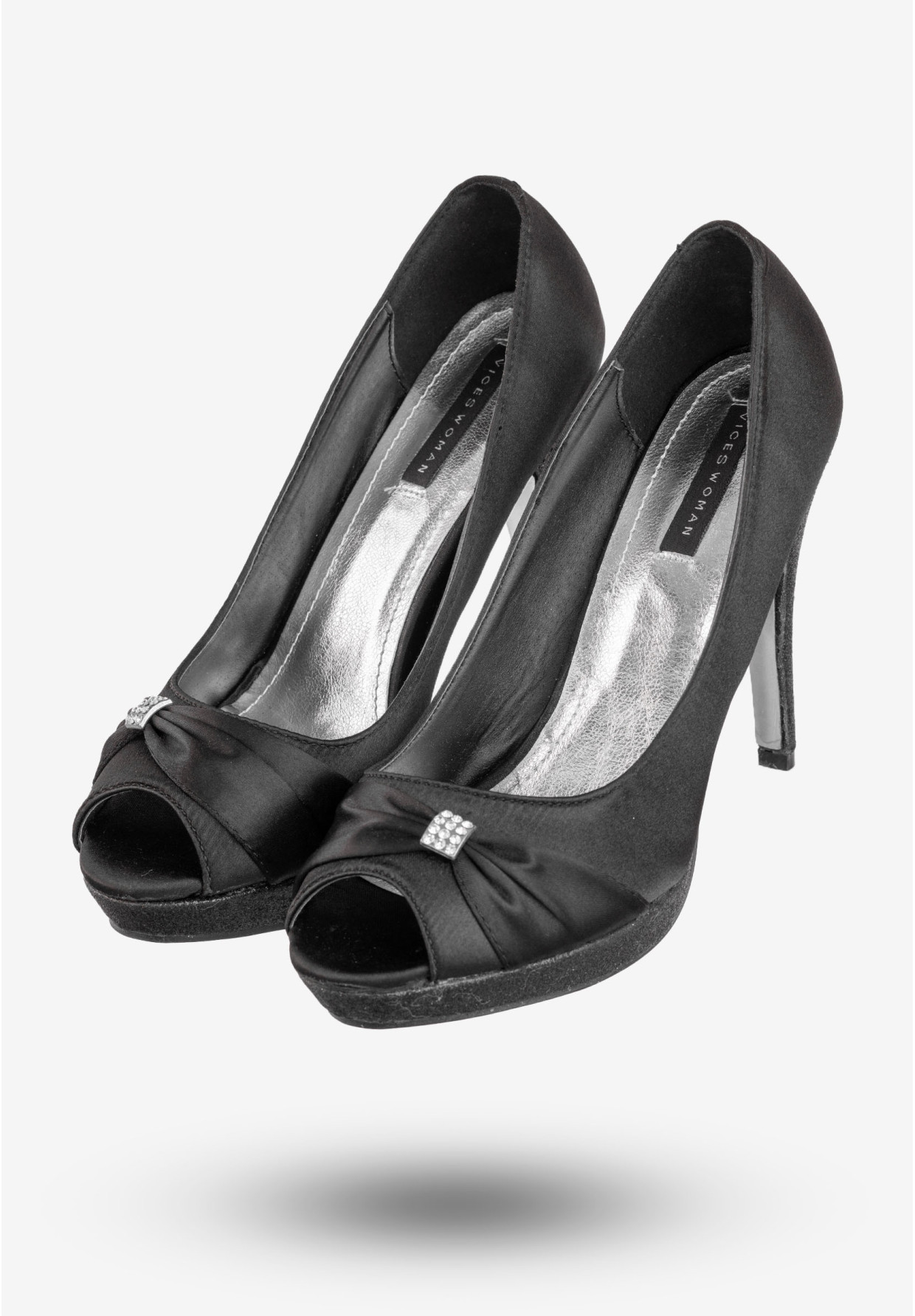 Czółenka Damskie Buty Na Obcasie Eleganckie Vices Czarne A336-1