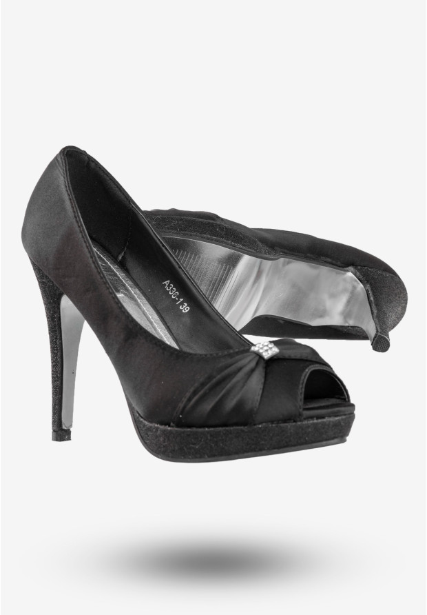 Czółenka Damskie Buty Na Obcasie Eleganckie Vices Czarne A336-1