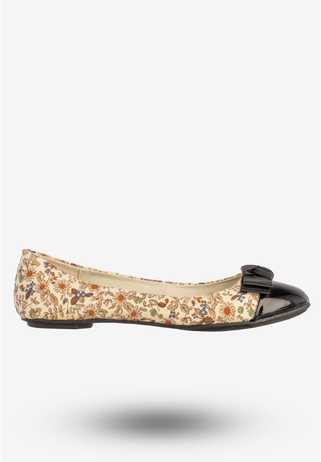 Baleriny Damskie Buty Eleganckie W Kwiaty Top Or MB-6148