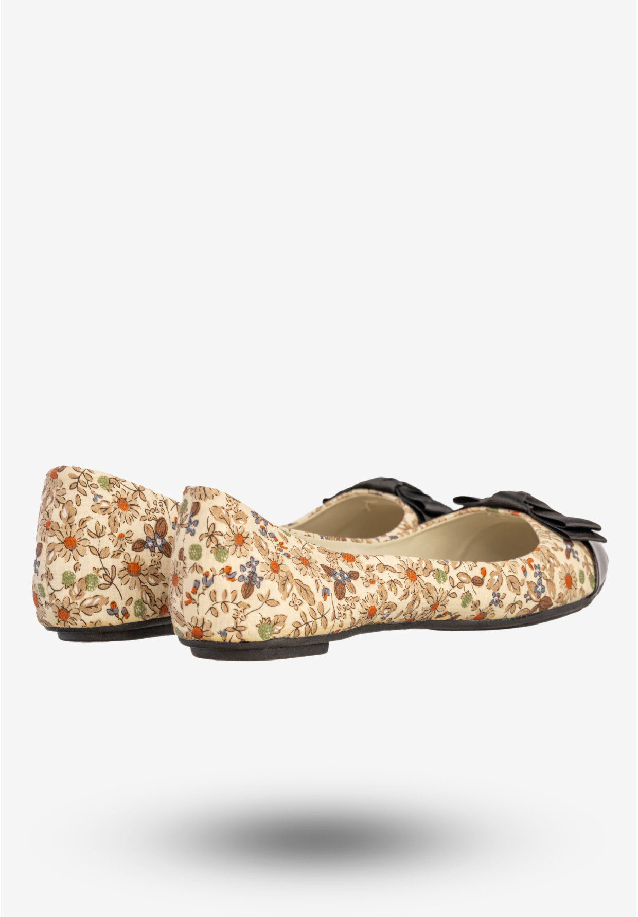 Baleriny Damskie Buty Eleganckie W Kwiaty Top Or MB-6148
