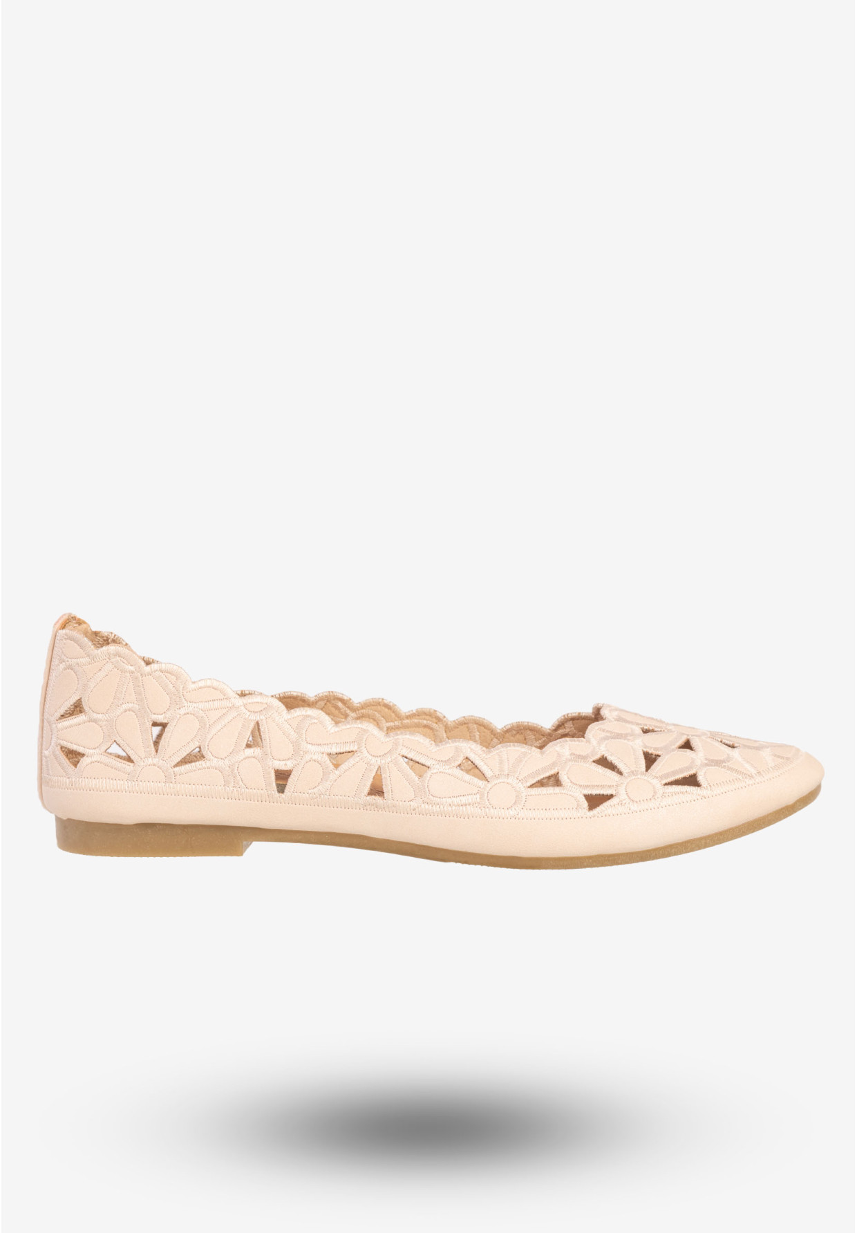 Baleriny Damskie Ekoskóra Buty Eleganckie Różowe DD2008-6