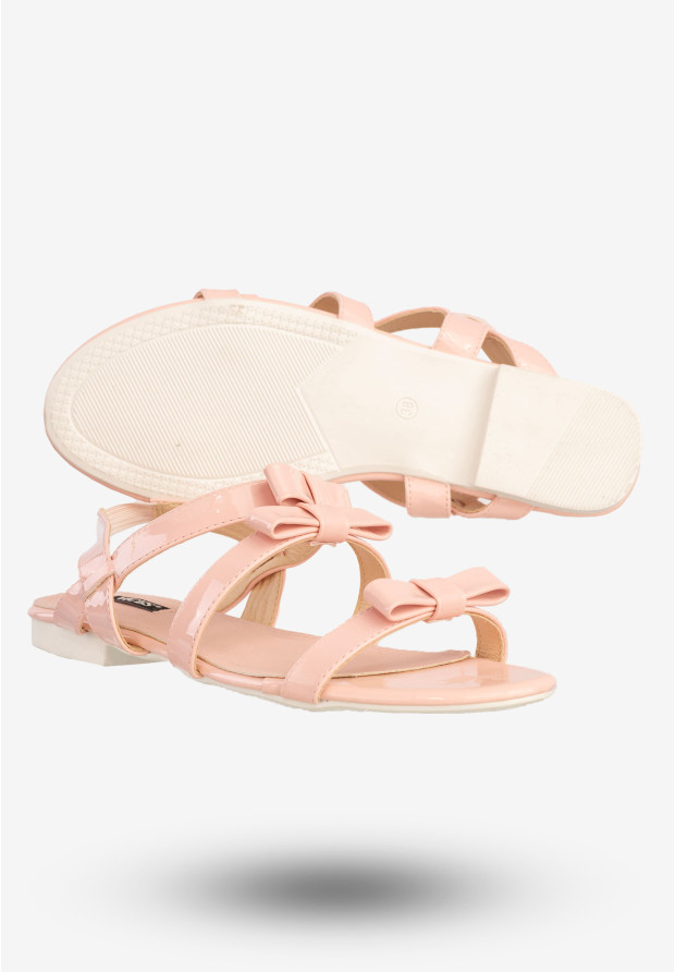 Sandały Damskie Ekoskóra Buty Modne Vices Różowe 3081-20