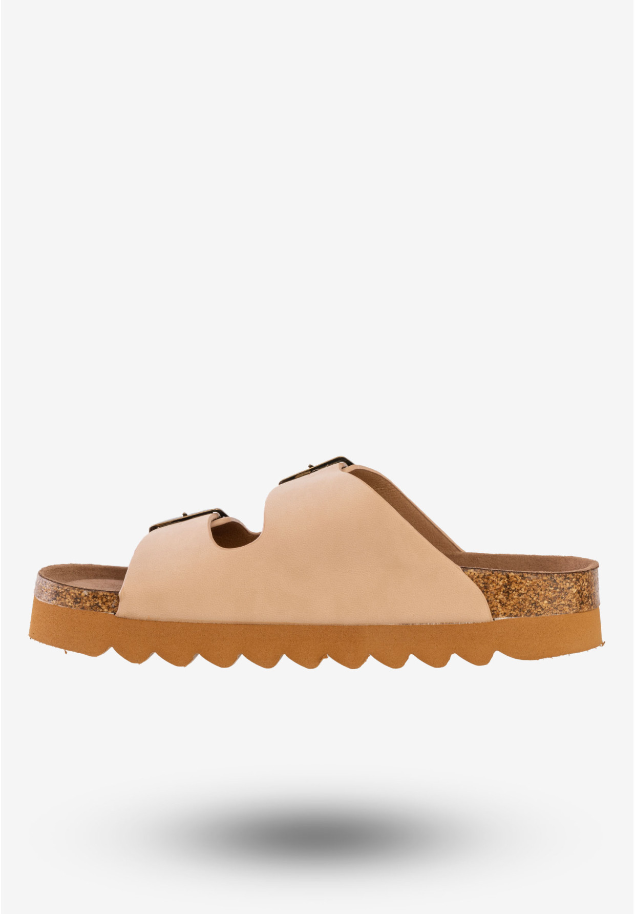 Klapki Casual Damskie Big Star Beżowe LL274478
